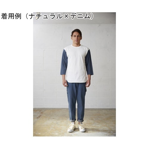 オープンエンド3/4スリーブ ベースボールTシャツ