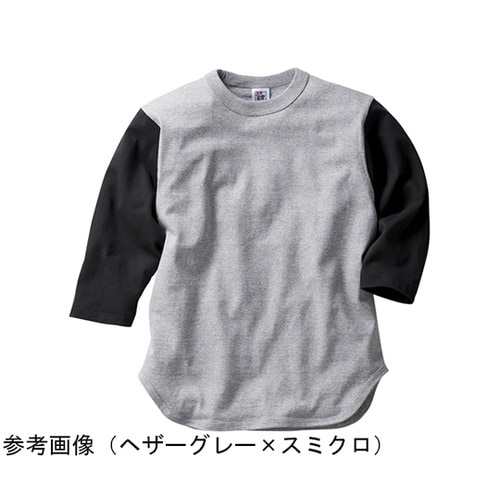 オープンエンド3/4スリーブ ベースボールTシャツ