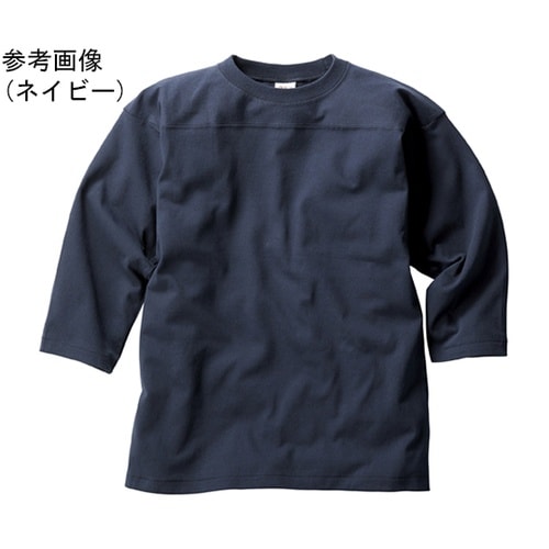 オープンエンドフットボールTシャツ ヘザーグレー