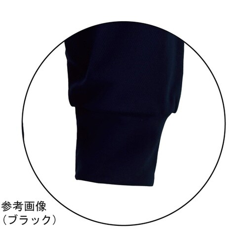 TCM088 裏綿ハニカムメッシュ長袖Tシャツ サックス