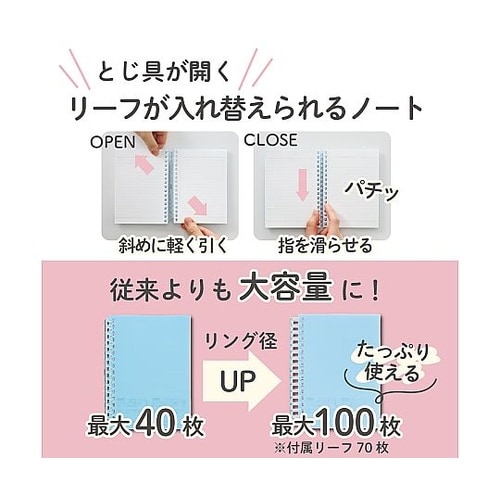 オープンリングノート A6