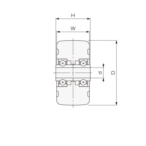 �S�[���h�L���X�^�[�@�g�V���[�Y�p�@�d�׏d�p�ԗ�