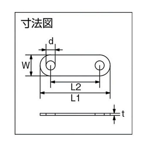 ステンレス Uボルト用楕円プレート