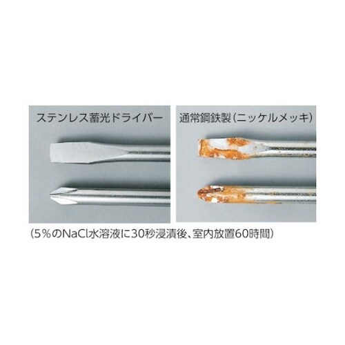 ステンレス蓄光ドライバー