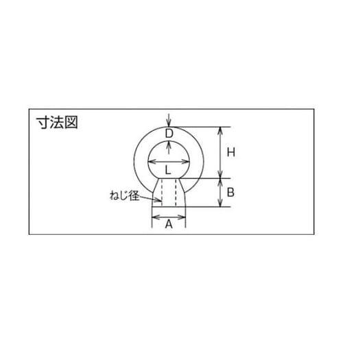 ステンレス アイナット ブネジ