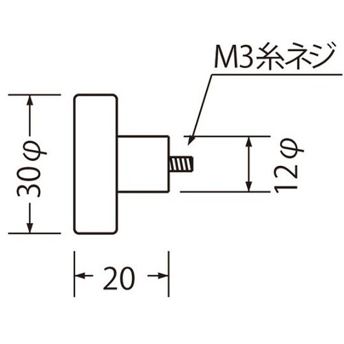 KWー3 ボタンツマミ
