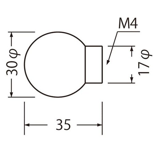 KWー9 ボールツマミ
