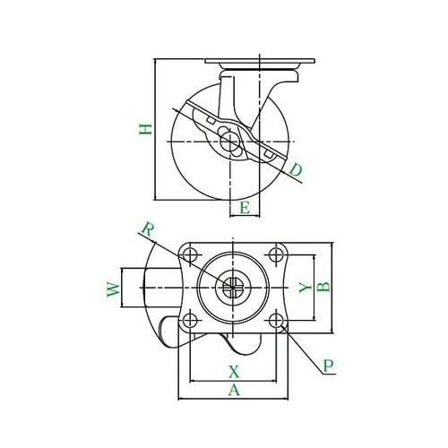 �f�|�r�^�L���X�^�[�@���ݎԃv���[�g���i�X�g�b�p�[�t�j