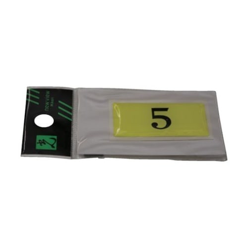 テーブルナンバー 表示内容