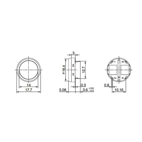 丸型タクティルスイッチ