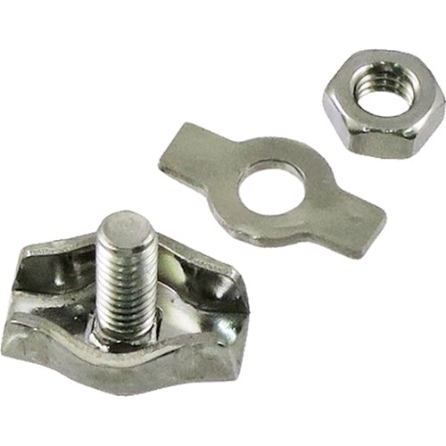 ステンレス 板型ワイヤークリップ シングル