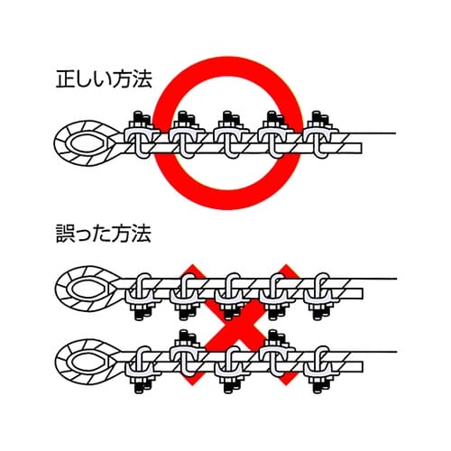 ステンレス ワイヤークリップ