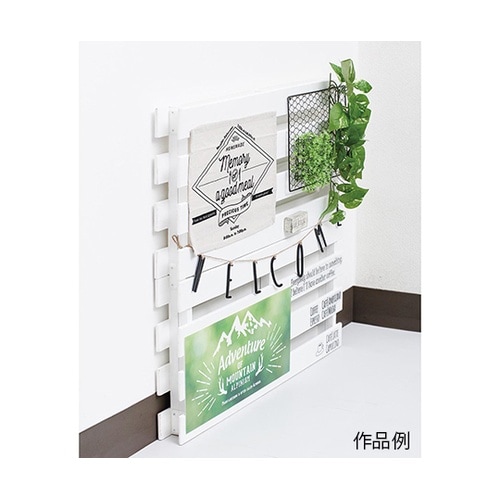 すのこで傘立て