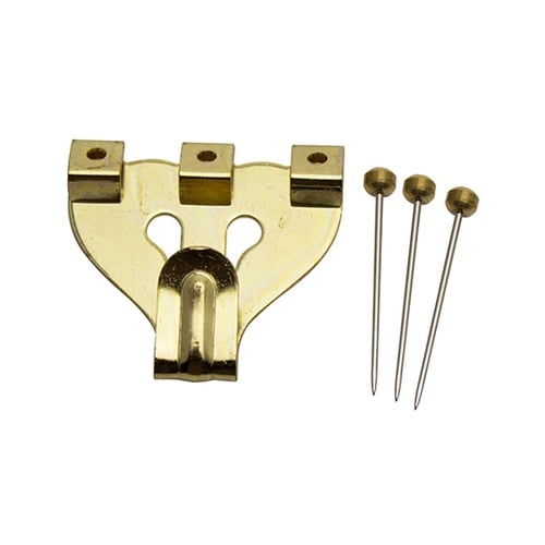 額用金具 真鍮エックスフック