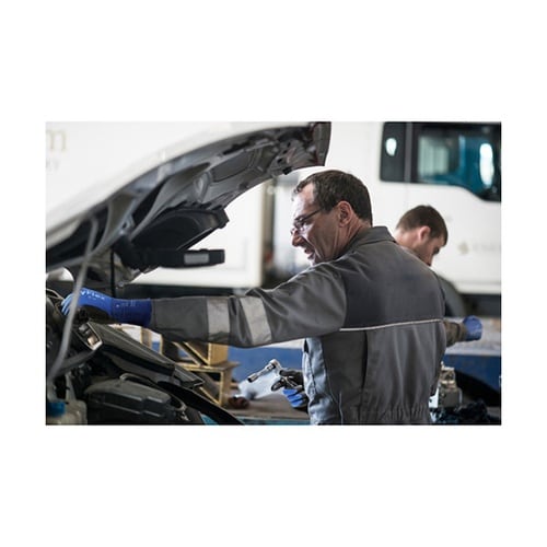 ニトリル背抜き手袋