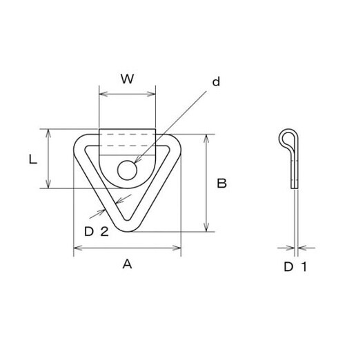 アイプレート ステンレス グランドフック