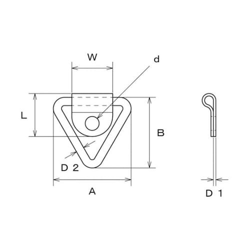 アイプレート ステンレス グランドフック