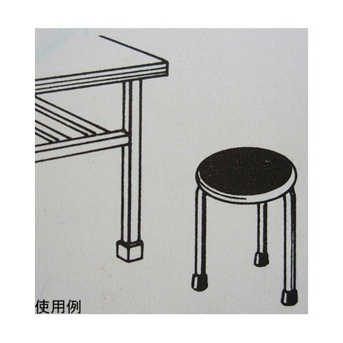 パイプ足ゴム丸