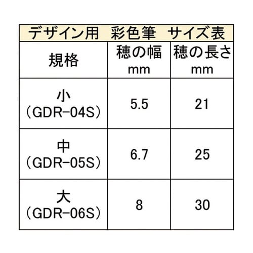 デザイン用彩色筆