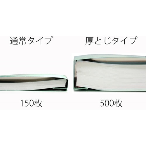フラットファイル 厚とじ500