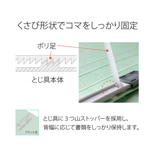 フラットファイル 厚とじ500