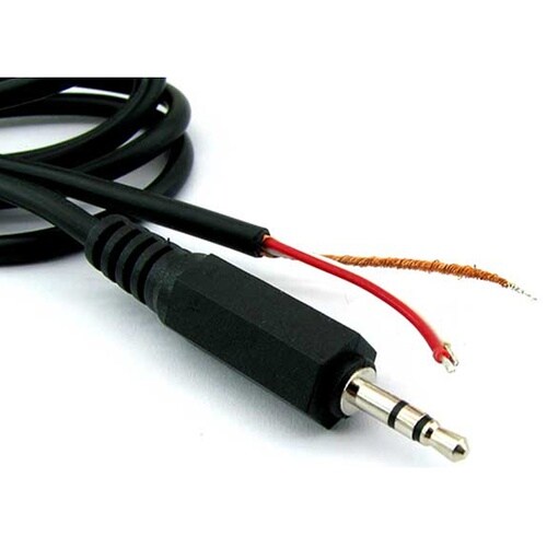 ステレオプラグ付きケーブル