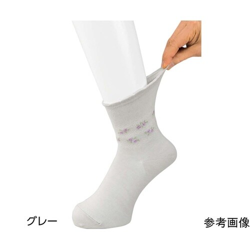 婦人らくらくフィットクルーソックス