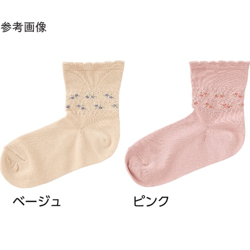 婦人らくらくフィットクルーソックス