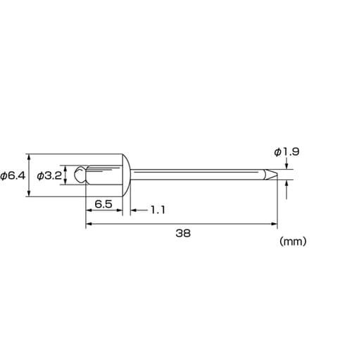 リベット/エコパック(65本入)