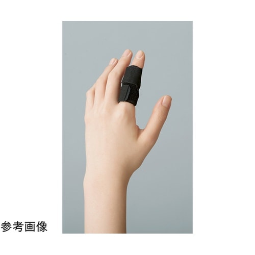 ラップ式コンパクト指サポーター ブラック