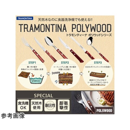 ステーキナイフ 22cm ポリウッドプラス