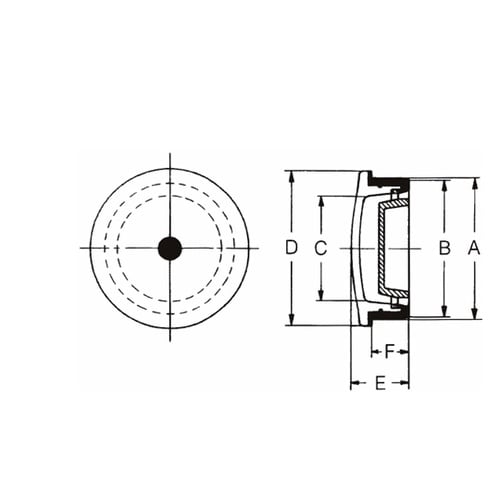 丸型オイルゲージ 打込式オイルゲージ
