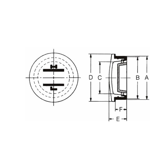 丸型オイルゲージ 打込式オイルゲージ