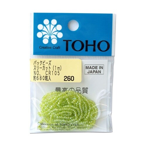 スリーカットビーズ 糸通しビーズ
