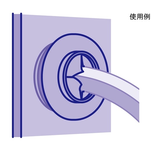 配線穴カバー 膜付きグロメット