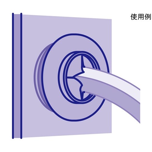 配線穴カバー 膜付きグロメット