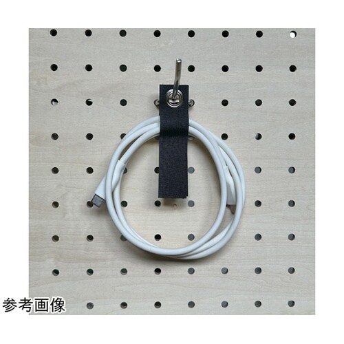 結束物をフックにかけて収納 【挟んでバリバリバンド】