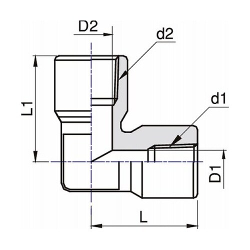ACE Fittings(エースフィティング)ネジ継手 異径内ネジエルボ