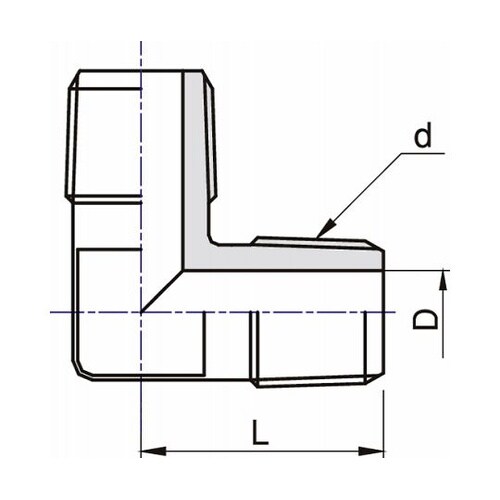ACE Fittings(エースフィティング)ネジ継手 外ネジエルボ