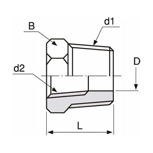 ACE Fittings(エースフィティング)ネジ継手 ブッシング