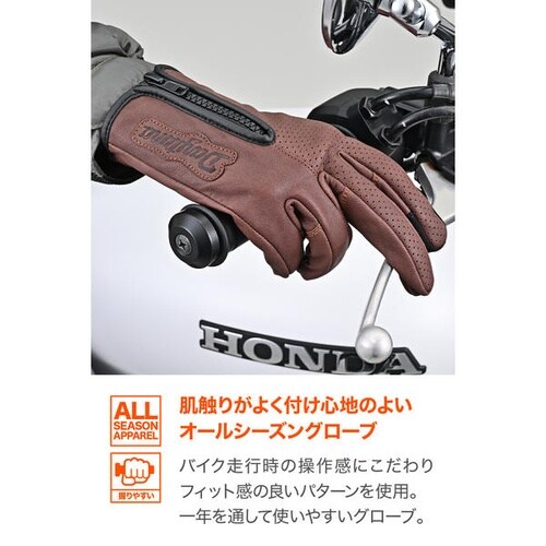 DGー020 パーシャルフィットレザーグローブ カ
