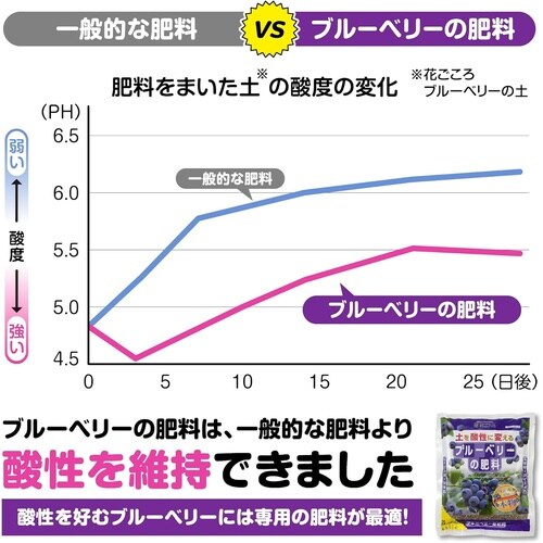 ブルーベリーの肥料