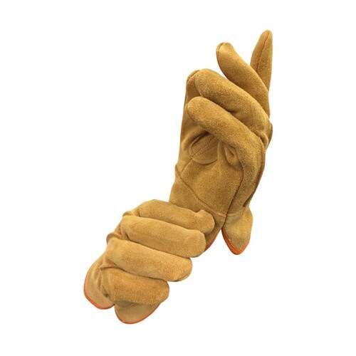 現場系女子 牛床革手袋 オイル 外縫い 内綿 AGシリーズ