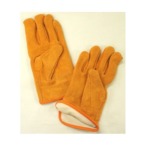 現場系女子 牛床革手袋 オイル 外縫い 内綿 AGシリーズ