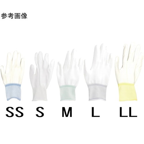 ウレタン背抜き手袋 ホワイト 10双組 1761シリーズ
