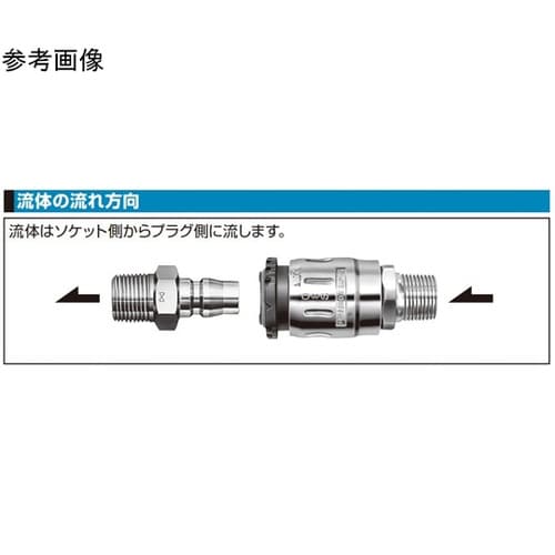 フルブローカプラ(ソケット)アルミニウム