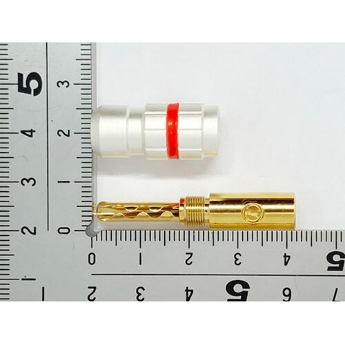 φ4mm金メッキ オーディオ用BFAバナナプラグ