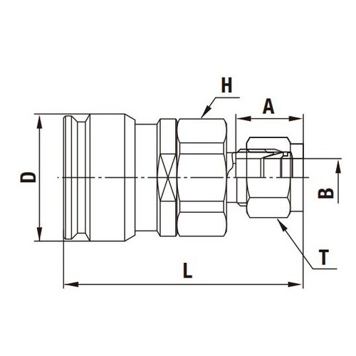 ハイフローカプラ BI型(ソケット)
