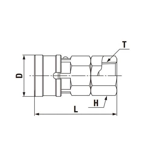 ハイカプラBLストッパー付き(ソケット)