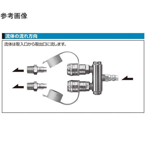ラインカプラ 5分岐配管用